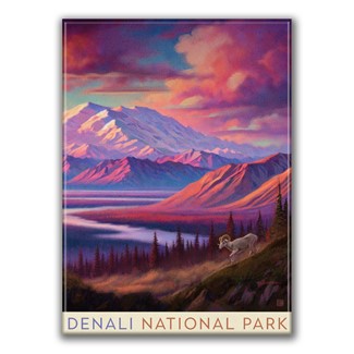 Denali NP Alpenglow Magnet