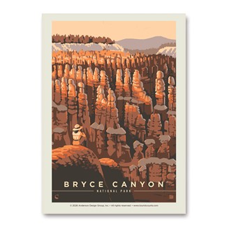Bryce Canyon Hoodoo Valley Vertical Sticker