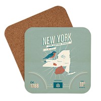 State Pride Print New York Coaster