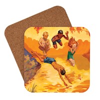 Summer Swimming Hole Coaster