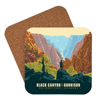 Black Canyon of the Gunnison NP Painted Wall Coaster