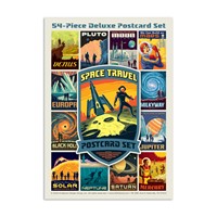 Space Travel 54 Postcard Set