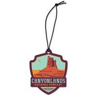 Canyonlands NP Emblem Wood Ornament