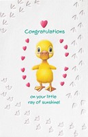 Sunshine Duck (BY) Folded W/Env