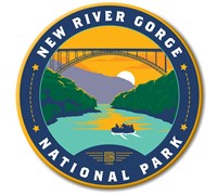 New River Gorge NP Circle Magnet