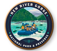 New River Gorge National Park & Preserve Circle Magnet