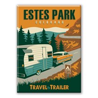 Estes Park CO Travel by Trailer Magnet