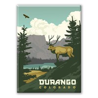 Durango CO Mountain Elk Magnet
