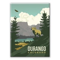 Durango CO Mountain Ram Magnet