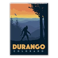Durango CO Wandering Bigfoot Magnet