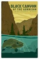 Black Canyon of the Gunnison NP Magnetic Postcard