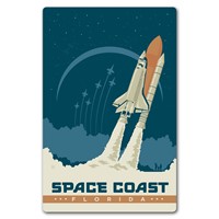 "SpaceCoast FL" Magnet Postcard