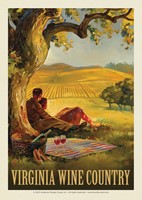 VA Wine O'Clock Postcard