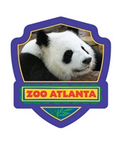 Atlanta Zoo Panda Chin Up Emblem Sticker