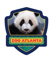 Atlanta Zoo Panda Tongue Emblem Sticker