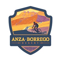 Anza Borrego Biking Emblem Sticker