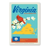 VA map Vert Sticker