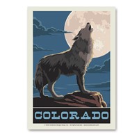 Colorado Wolf Vert Sticker