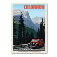 Trail Ridge Road CO. Vert Sticker