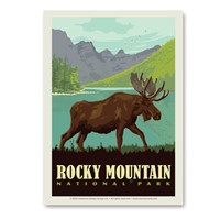 RMNP Moose Vert Sticker