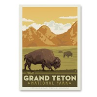 Grand Teton NP Enjoy Vert Sticker