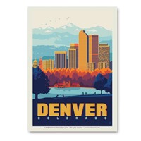 Denver CO. City Park Vert Sticker