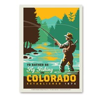 Fly Fishing CO. Vert Sticker