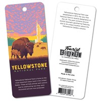Yellowstone NP Old Faithful Bison Bookmark