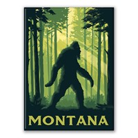 Montana Bigfoot Magnet