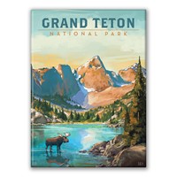 Grand Teton NP Moose Magnet