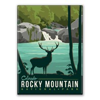 Rocky Mountain NP Deer Lake Magnet