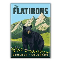 The Flatirons CO Bear Magnet