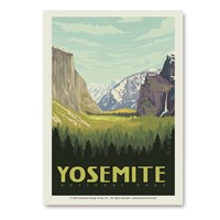 Yosemite NP Valley Vert Sticker