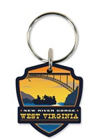 New River Gorge WV Emblem Wood KR 1/8