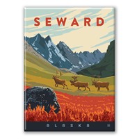Seward AK Caribou Magnet