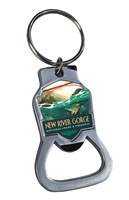 New River Gorge NP& Preserve Fish Emblem BO Key Ring