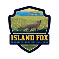 Channel Islands NP Island Fox Emblem Sticker