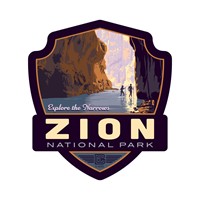 Zion Explore the Narrows Emblem Sticker