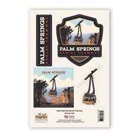 Palm Springs CA Aerial Tram Sticker Set