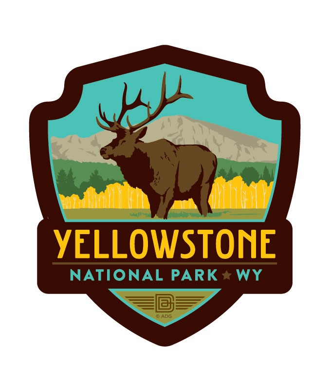 Yellowstone Elk Emblem Magnet | Vinyl Magnet