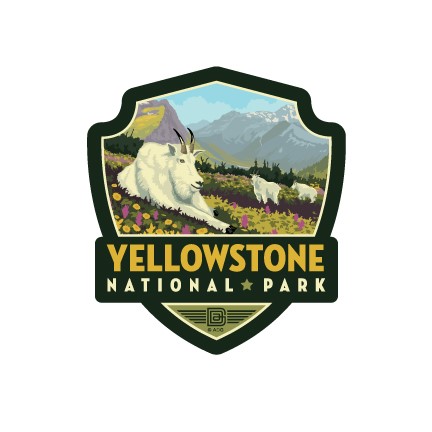 Yellowstone NP Emblem Sticker | American Made