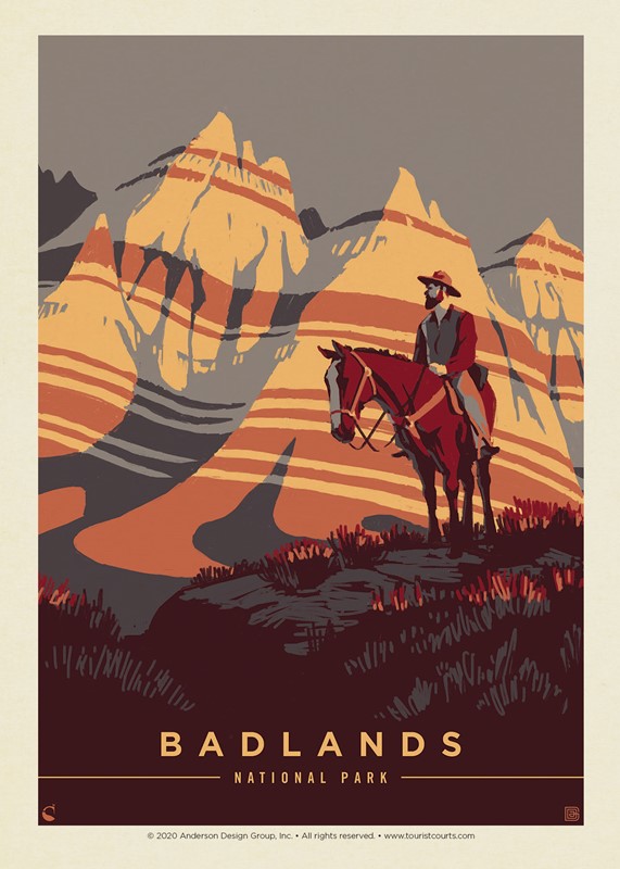 Badlands Song of Solitude | Postcard